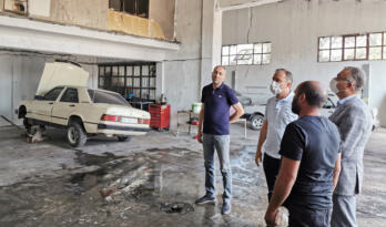 YANGINZEDE ESNAFI ZİYARET ETTİLER