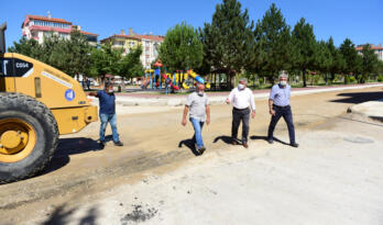 TEKCEVİZ’DE ASFALT ÇALIŞMASI