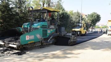 BİNEVLER’DE ASFALT SERİMİ YAPILDI