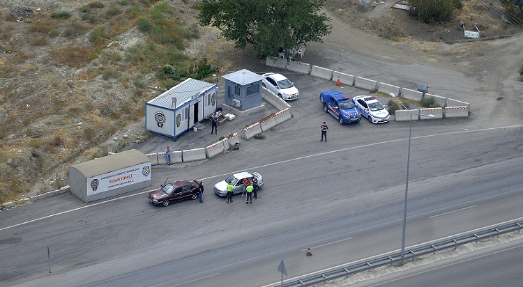 HAVADAN TRAFİK DENETİMİ YAPILDI