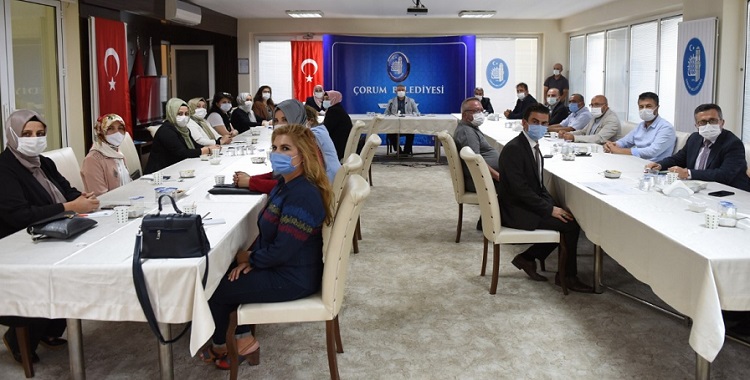 ÇORUM İÇİN PROJELER GÖRÜŞÜLDÜ