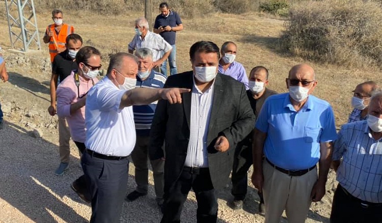 KAYA ÇALIŞMALARI YERİNDE İNCELEDİ