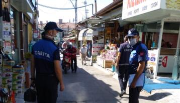 KALDIRIM İŞGALİNE ZABITA DENETİMİ