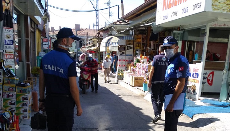 KALDIRIM İŞGALİNE ZABITA DENETİMİ