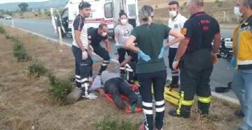 İKİ OTOMOBİL ÇARPIŞTI: 4 YARALI