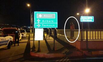 GENÇ KADINI POLİSLER İKNA ETTİ!