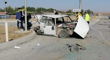 ALACA KAVŞAĞINDA FECİ KAZA