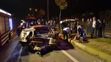 ŞEHİR MERKEZİNDE KORKUNÇ KAZA!