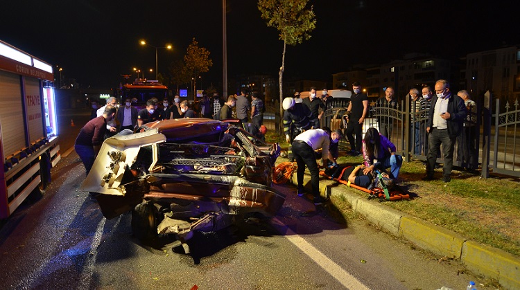 ŞEHİR MERKEZİNDE KORKUNÇ KAZA!