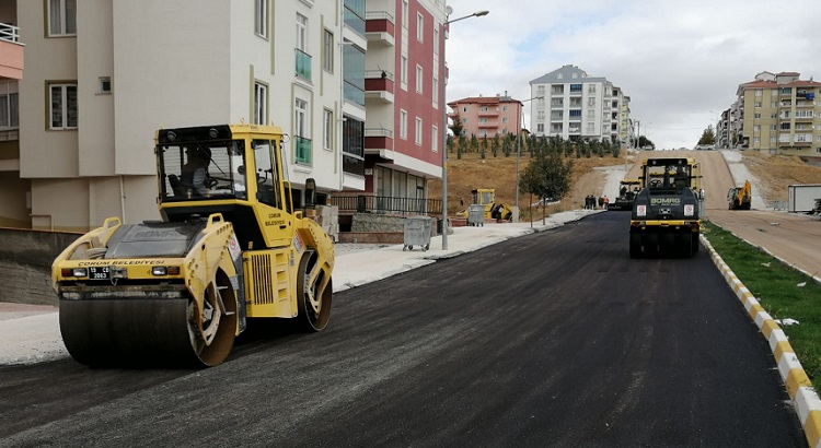 ASFALT ÇALIŞMALARI DEVAM EDİYOR