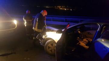 DÜĞÜNE GİDERKEN KAZA YAPTILAR