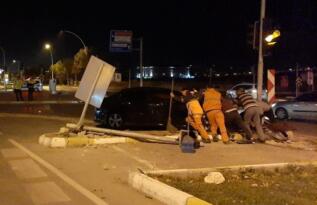 HASTANE ÖNÜNDE KAZA YAŞANDI!