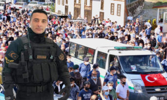 ÇORUM’DA ŞEHİDİ BİNLER UĞURLADI