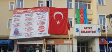 BAYAT’TAN AZERBAYCAN’A DESTEK
