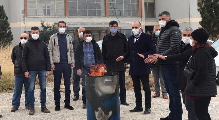 HASTANENİN AÇILMASI İÇİN NÖBETTELER