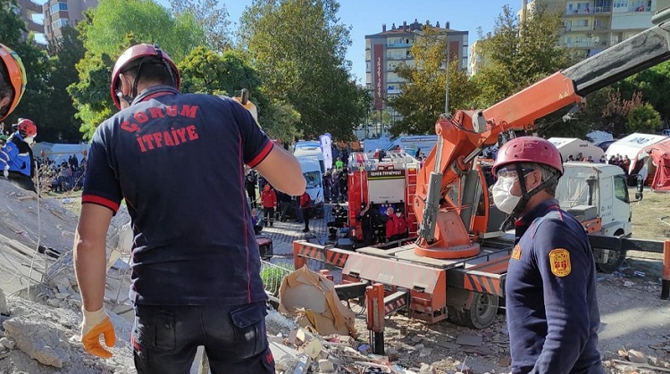 KURTARMA EKİBİ ÇALIŞMALARINI TAMAMLADI