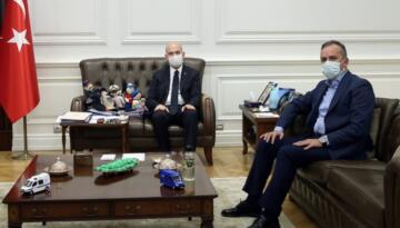 SOYLU’YA GEÇMİŞ OLSUN ZİYARETİ