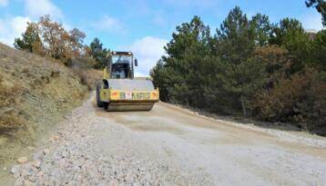 GENÇLİK KAMPININ YOLU YAPILIYOR