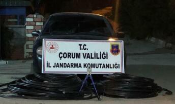 KABLO HIRSIZI SUÇÜSTÜ YAKALANDI!