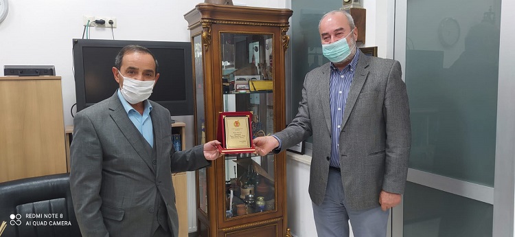 MEHMET ÇELİK’E TEŞEKKÜR PLAKETİ