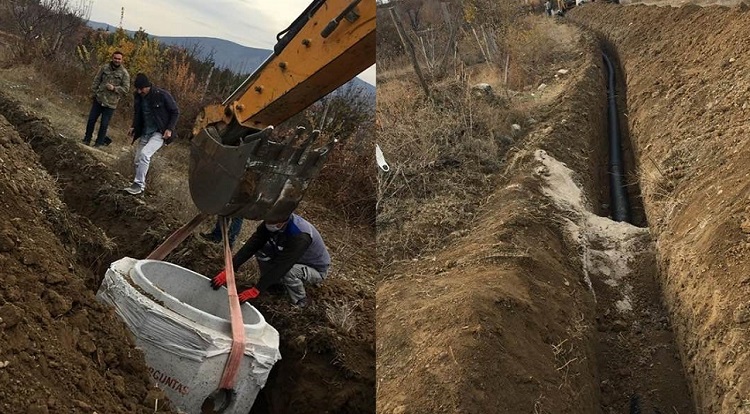 ALTYAPI ÇALIŞMALARI DEVAM EDİYOR