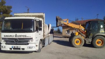 ORTAKÖY’E SUNGURLU’DAN DESTEK