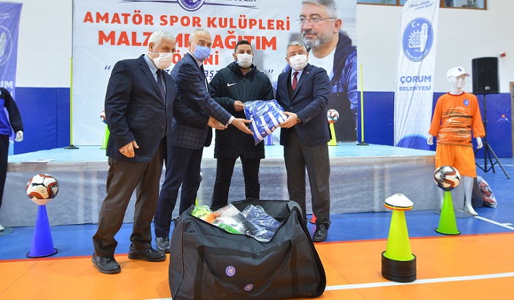 AMATÖR FUTBOL KULÜPLERİNE YARDIM