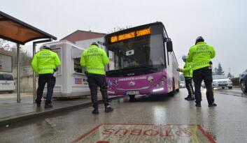 OTOBÜSLERDE DENETİMLER SÜRÜYOR