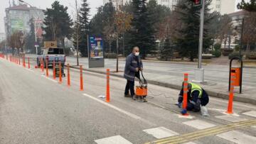 GAZİ CADDESİNE BİSİKLET YOLU