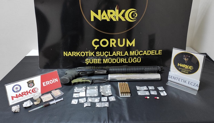 ÇORUM’DA UYUŞTURUCUYA GEÇİT YOK