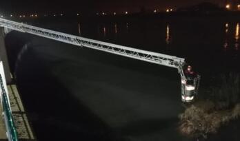 NEHİRE DÜŞEN KÖPEK KURTARILDI