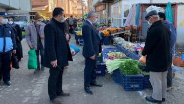 PAZARDA VİRÜS DENETİMİ YAPILDI