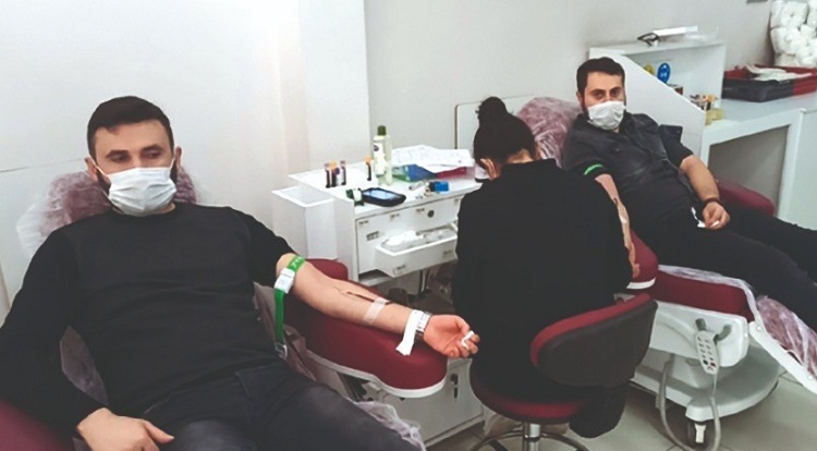 KAN BAĞIŞINA DESTEK OLDULAR