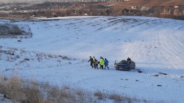 YOLDAN ÇIKTI ŞARAMPOLE UÇTU