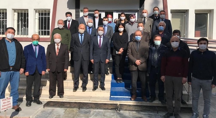 LAÇİN KAYMAKAMI VEDA ETTİ