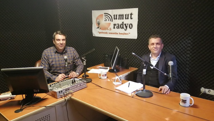 UMUT RADYO’YA KONUK OLDU