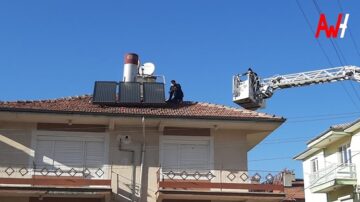 KEDİ İTFAİYECİLERE ZOR ANLAR YAŞATTI