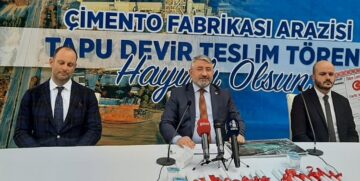 ÇİMENTO’NUN TAPUSU ARTIK BELEDİYE’DE