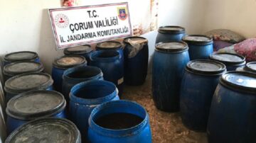 ÇORUM’DA SAHTE İÇKİ YAKALANDI!