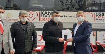 KIZILAY’DAN KAN BAĞIŞÇILARINA MADALYA