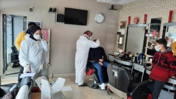 BERBER VE KUAFÖRLERE VİRÜS TESTİ