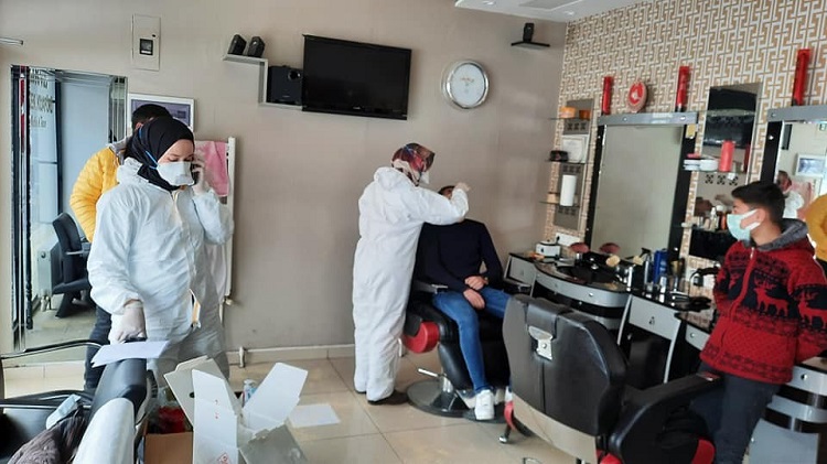 BERBER VE KUAFÖRLERE VİRÜS TESTİ