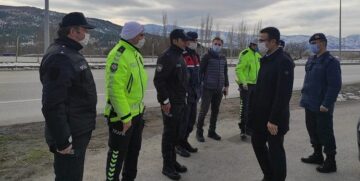 KONTROL NOKTALARINI ZİYARET ETTİ