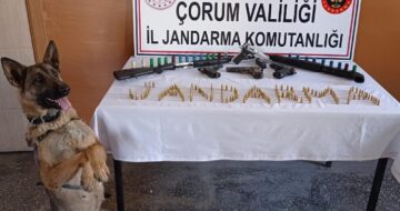 Ruhsatsız silahlar ele geçirildi!