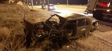 Virajı alamadı kazada ağır yaralandı