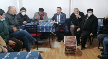 Kahveci esnafının sorunlarını dinledi