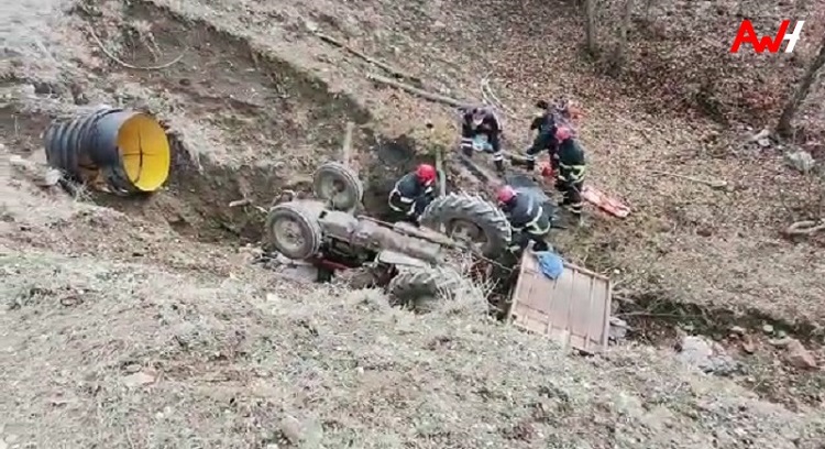 Traktörün altında kalarak can verdi