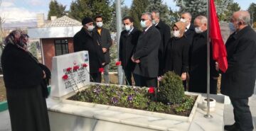 Çorum şehitliğini ziyaret ettiler