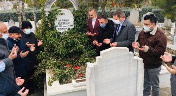SEVİLEN BAŞKAN DUALARLA ANILDI