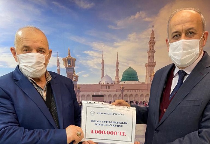 Çorumlu hayırseverden rekor bağış